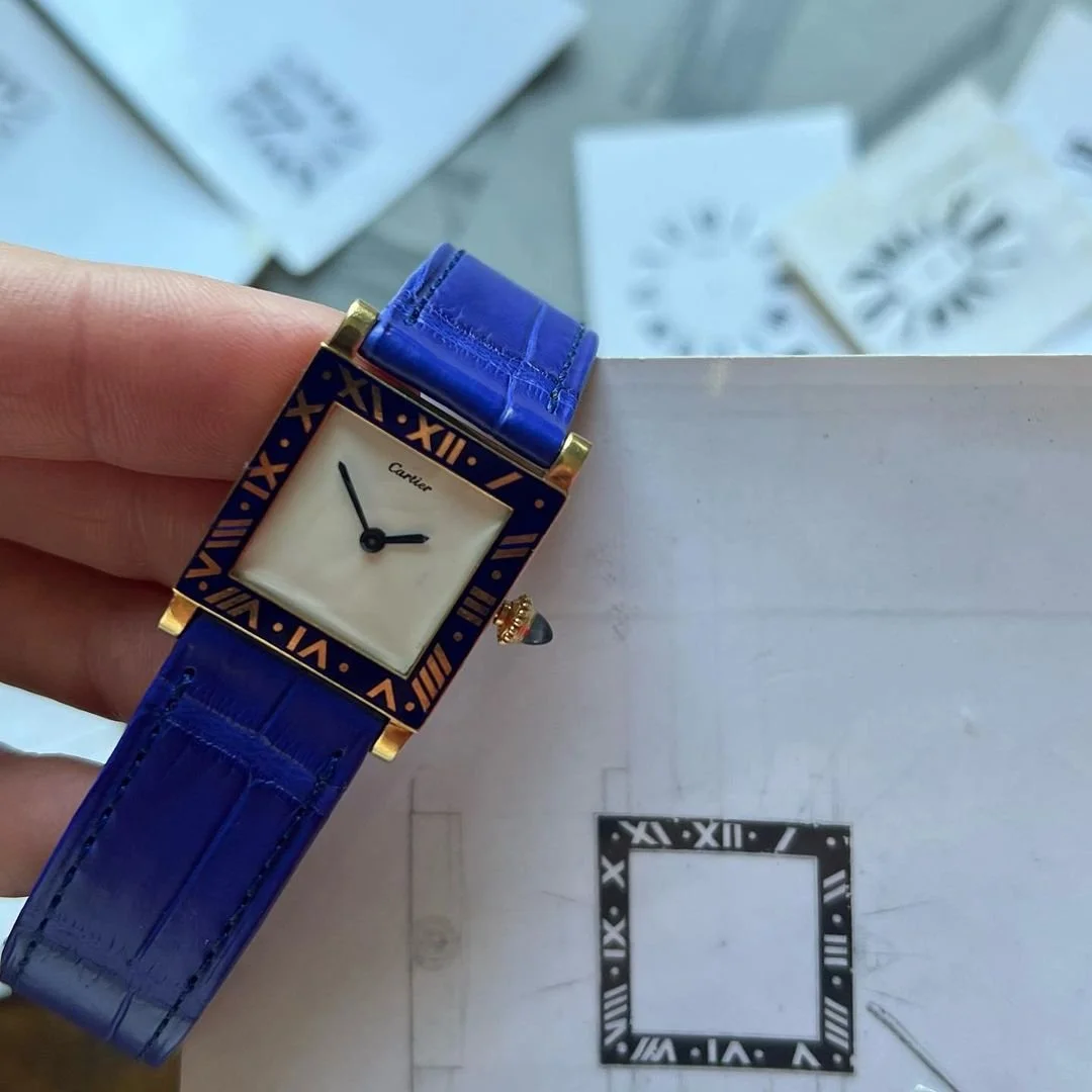 Cartier London Enamel Tank