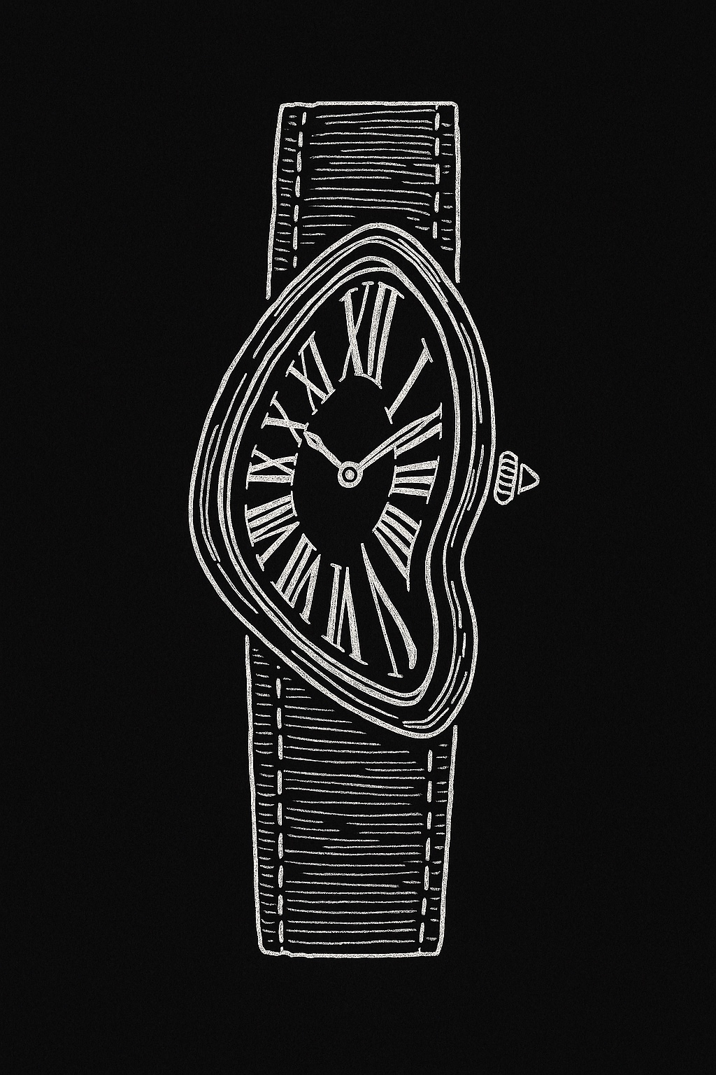 Blueprint illustration of Cartier crash