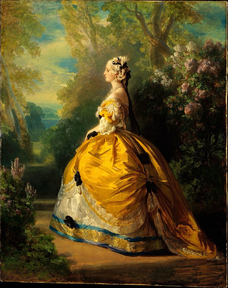 Empress Eugenie, painted by Franz Xaver Winterhalter, 1854