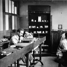 Maurice Couet at work in the Cartier workshop