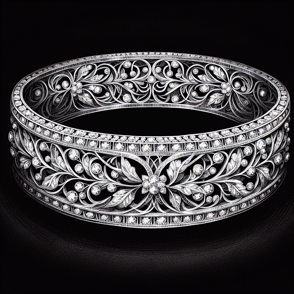 Blueprint illustration of nancy leeds diamond bandeau