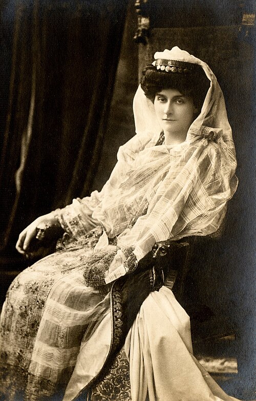 Princess Marie Bonaparte, photographed by Carl Boehringer, c.1907