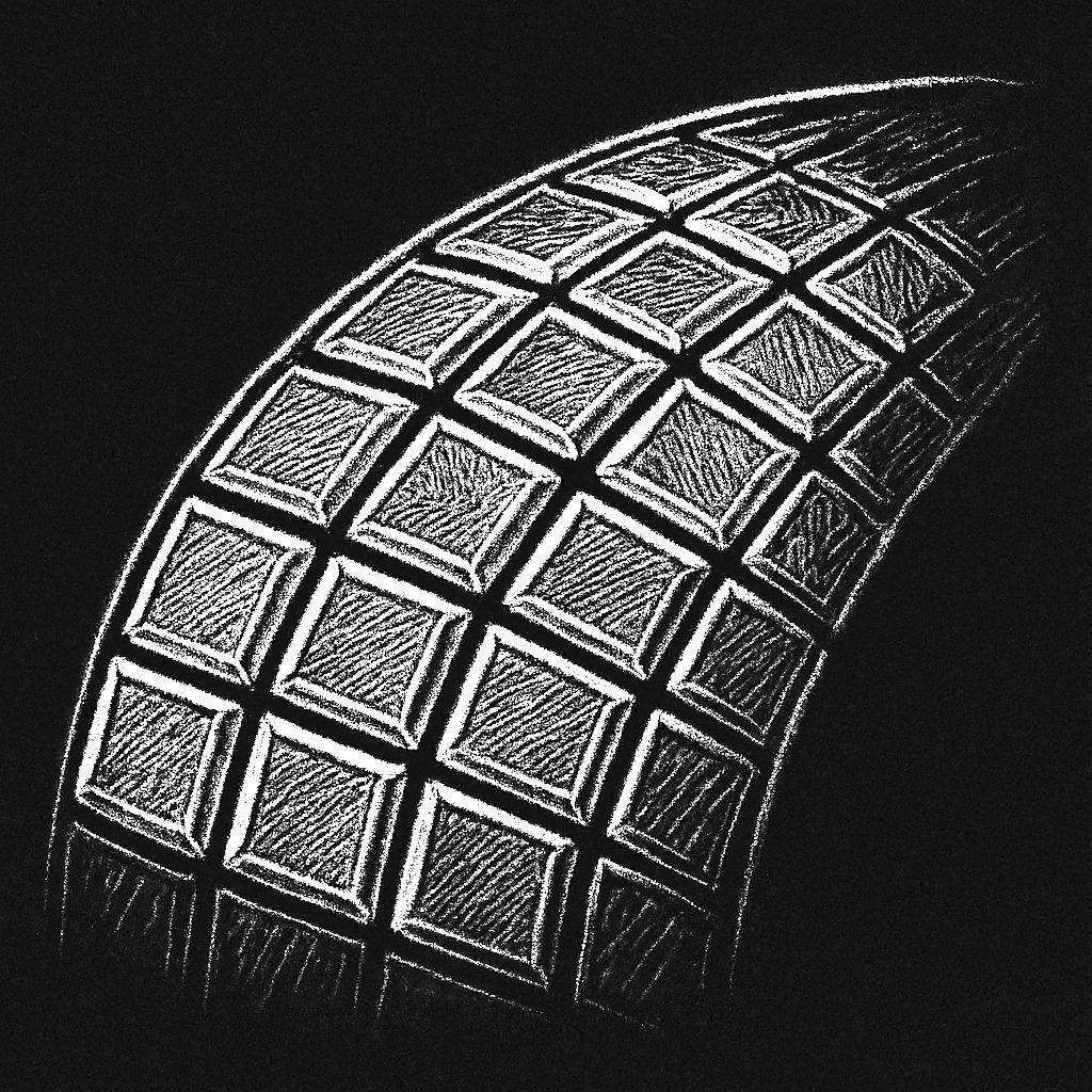 Illustration of Cartier Serti Mystérieux technique: invisibly set gemstones with no visible metal