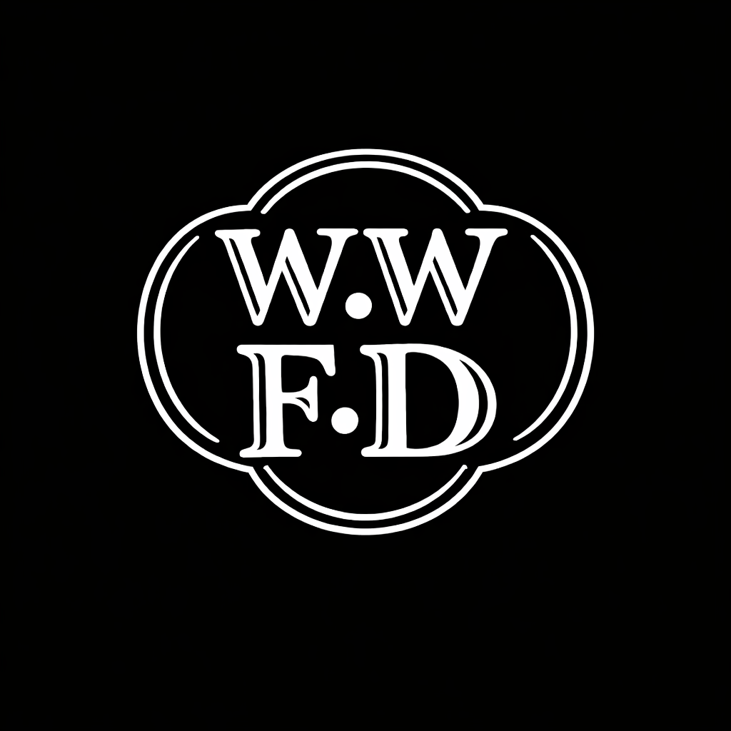 Wright & Davies Ltd hallmark stamp, the maker's mark used by the Clerkenwell workshop