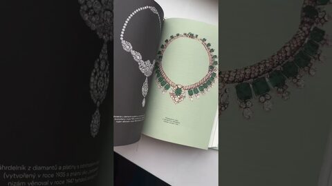 1930s Cartier London emerald Indian-style necklace made for Merle Oberon